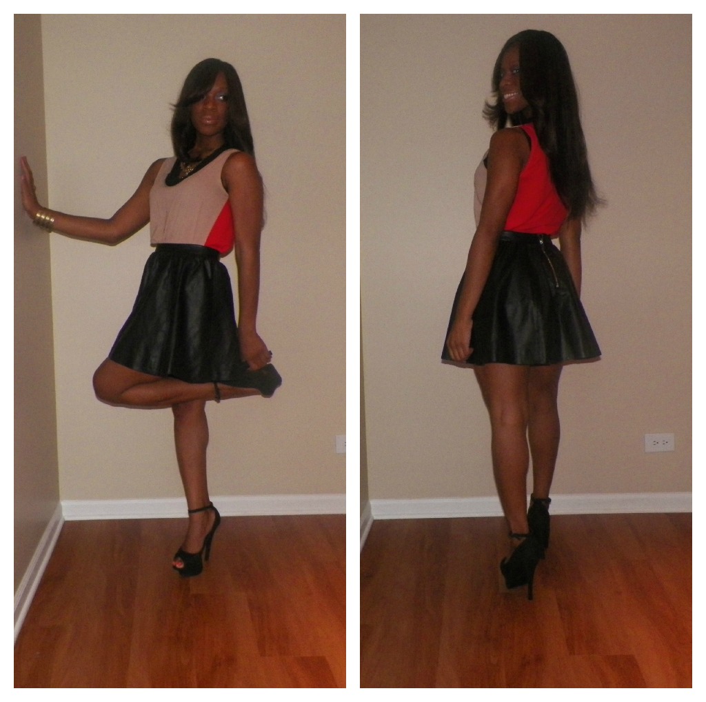 What To Wear With A Leather Skirt 47