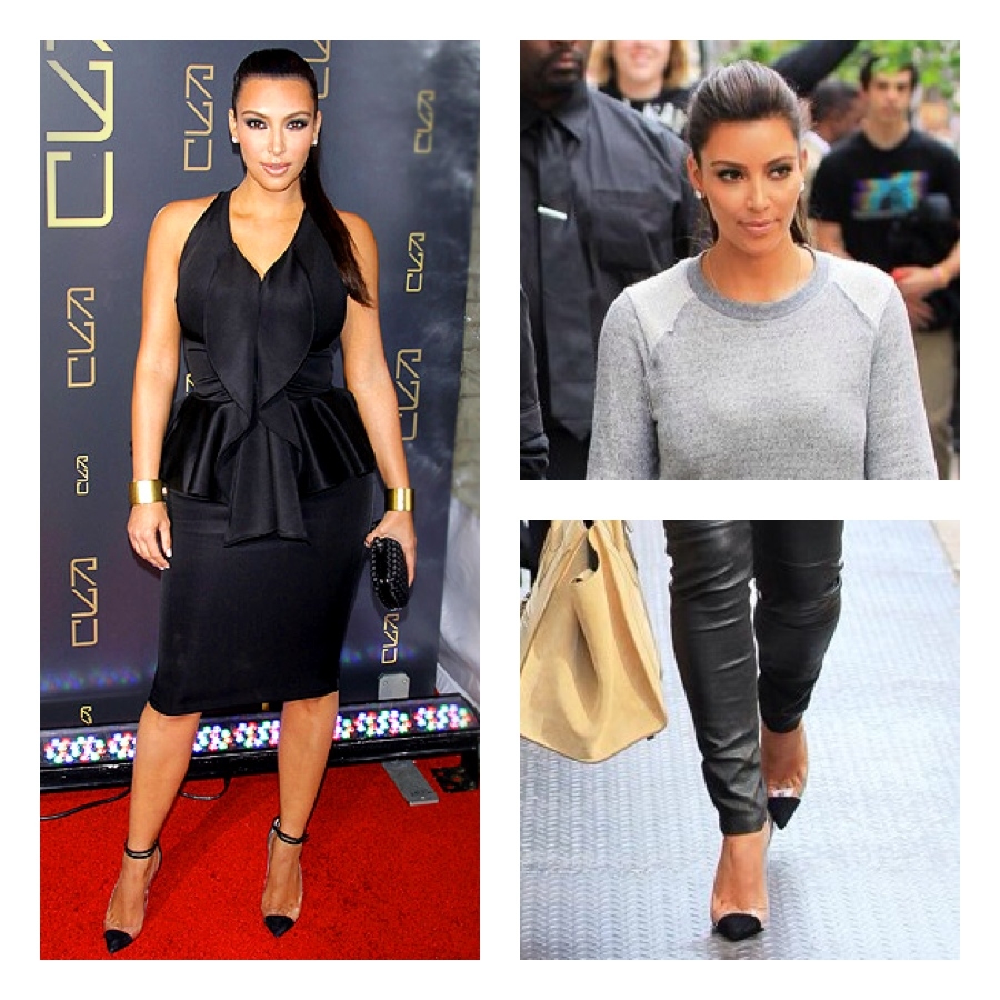 kim-kardashian-christian-louboutin-pvc-heels-black-suede-when-did-she-waer-it-best-kanye-west-ice-cream-date-beauty-and-the-beat-blog